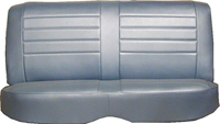65 Chevelle & El Camino Seat Upholstery Black For Front Bench 4 door Sedan & Wagon Special Order Colors Available Red,