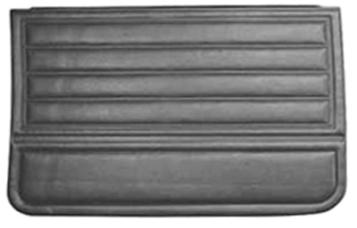 65 Chevelle 4 Door Sedan / Wagon Front Panels, Black, Pair