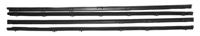 64 Chevelle 2 Door Wagon / El Camino Replacement Style Window Felt Kits 4 Pieces