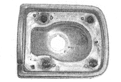 65 Chevelle Coupe or Convertible Tail Light Housing LH & RH