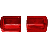 65 Chevelle Tail Light Lens LH & RH Without Chrome Trim