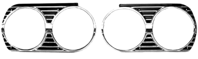 65 Chevelle  / El Camino Headlight Bezels