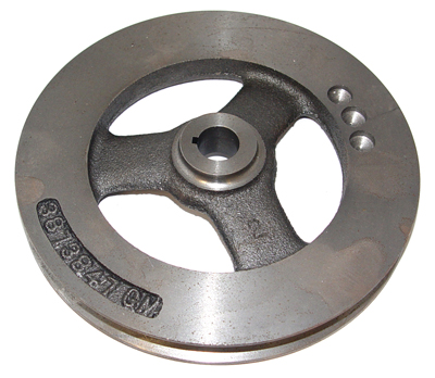 65-68 Chevelle / El Camino Big Block Single Grove Deep Power Steering Pump Pulley Cast Iron