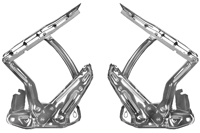 65-67 Chevelle / El Camino Hood Hinges Chrome Pair