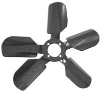 65-68 Chevelle / El Camino Fan Blades 5 Blade All Black