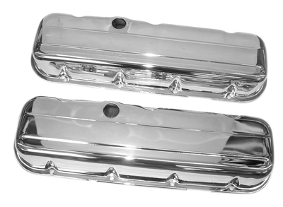 65-72 Chevelle / El Camino Big Block Chrome Valve Covers With Baffle
