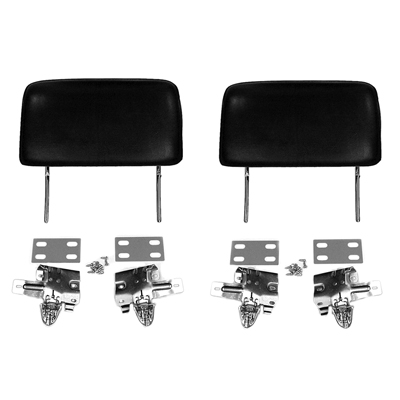 66-67 Chevelle / El Camino Headrest Assembly Kit With Bucket Seats