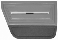 66 Chevelle 4 Door Sedan Or Wagon Rear Door Panels Black Colors Available Special Order Red, Aqua, Light Blue, Bright Bl