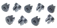 66-67 Dash Pad Plastic Nut Insert Kit 9 Pieces