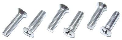 66-72 Chevelle / El Camino Sunvisor Support Mounting Screw 6 Piece Set
