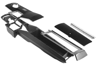 66-67 Chevelle / El Camino Console Kit For Manual Transmissions Kit Includes Center Console Base, Console Door & Hinge,