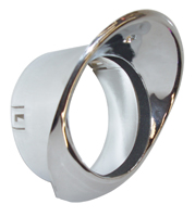 66-67 Chevelle / El Camino Dash Vent Bezel Chrome RH