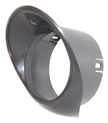 66-67 Chevelle / El Camino Dash Vent Bezel Black LH