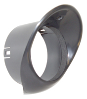 66-67 Chevelle / El Camino Dash Vent Bezel Black RH