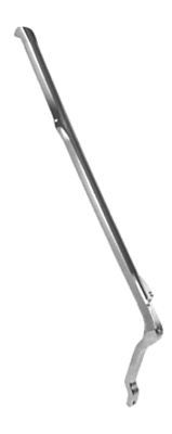 66-67 Chevelle Coupe & Convertible Vent Window Frame LH Front  Chrome Vent Frame