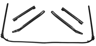 66-67 Chevelle Convertible Top Weatherstrip Kit
