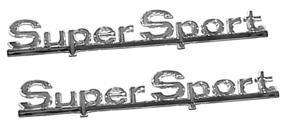 66 Chevelle / El Camino  Quarter Panel Emblems 