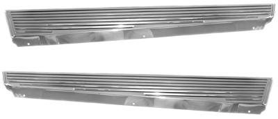 66 Chevelle Rocker Panel Extension Moldings