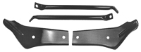 66-67 Chevelle Rear 4 Piece Bumper Bracket Set