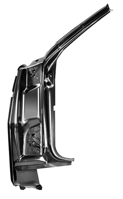 66-67 Chevelle Door Hinge Pillar Assembly Left Hand