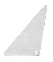 66-67 Chevelle Coupe or Convertible Vent Glass LH Tinted