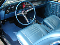 67 Chevelle & El Camino Seat Upholstery Black For Buckets & Coupe Rear Special Order Colors Available Red, White, Light