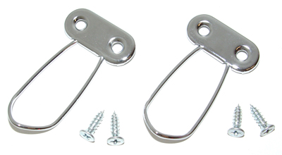 69-72 Chevrolet Car Shoulder Belt Retainers, Pair