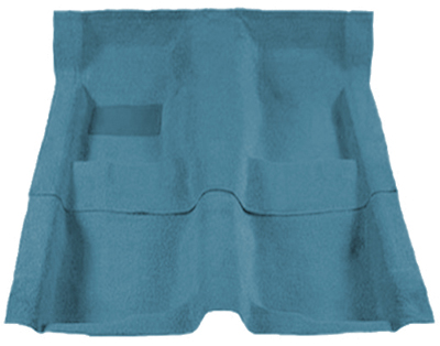 67 Chevelle / El Camino Bright Blue Carpet Kits 80/20 Rayon / Nylon Blend Just Like The Original Pre Installed Jute Back