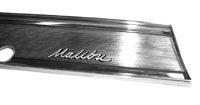 67 Chevelle Glove Box Fascia With Malibu Emblem