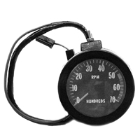 67 Chevelle / El Camino 5500 RPM Redline Tachometer Located Under Dash Chrome As Original