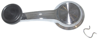 67 Chevelle / El Camino Interior Window Handle Crank With Black Knob LH or RH