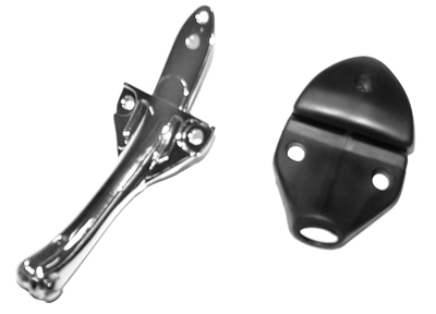 67 Chevelle Coupe Interior Rear View Mirror Bracket With Boot