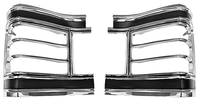 67 Chevelle Tail Light Bezels LH & RH