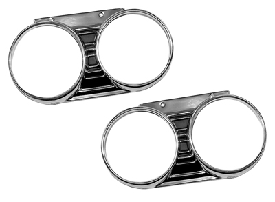 67 Chevelle  / El Camino Headlight Bezels