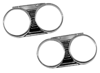 67 Chevelle  / El Camino Headlight Bezels