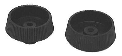 67 Chevelle / El Camino Radio, Tone & Fader Plastic Design Black Knobs