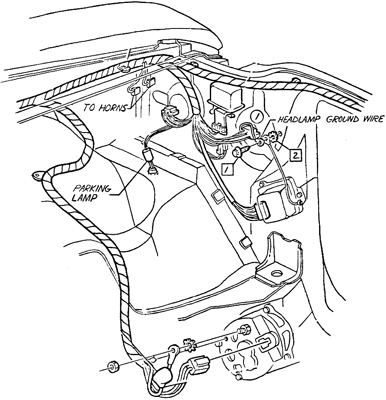 67 Chevelle / El Camino Forward Lamp Harness #17395