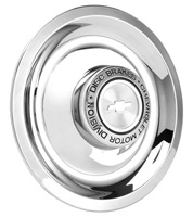 67 Chevelle / El Camino Chrome Rally Wheel Hub Cap Set ( Chevrolet Motor Division Disc Brake )