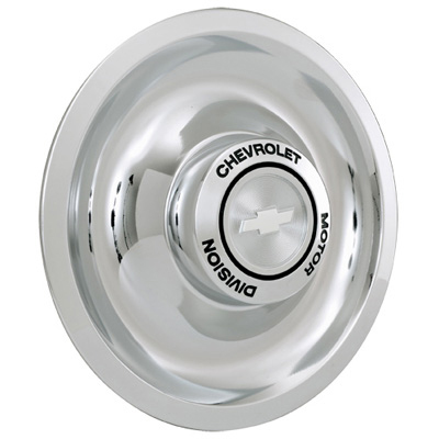 67 Chevelle / El Camino Chrome Rally Wheel Hub Cap Set ( Chevrolet Motor Division  )