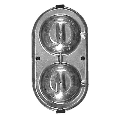 67-72 Chevelle / El Camino Master Cylinder Cover With Original Disc Brakes With Rounded Ends