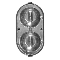 67-72 Chevelle / El Camino Master Cylinder Cover With Original Disc Brakes With Rounded Ends