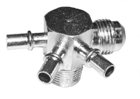 73-87 Chevelle / El Camino Power Brake In take Manifold T-Fittings 4 Port ( 1 ) Threaded