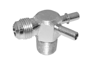 67-70 Chevelle / El Camino Power Brake In take Manifold T-Fittings 3 Port ( 1 ) Threaded