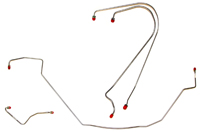 67 Chevelle / El Camino Power Disc Brake Conversion Front Line Set for Small Block