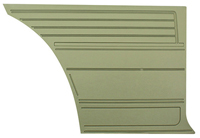 68 Chevelle Coupe Rear Quarter Panels Black Colors Available Special Order Light Blue, Ivy Gold, Medium Blue, Pearl, Red