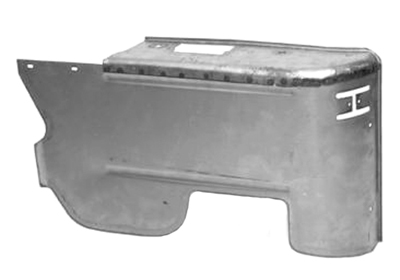 68-72 Chevelle Convertible Lower Rear Arm Rest Metal L/H