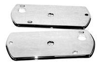 68 Chevelle / El Camino Arm Rest Backing Plates Short Style All Chrome