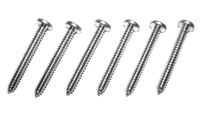 68-72 Chevelle / El Camino Arm Rest Base Screws 6 Pieces Chrome