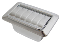 68-72 Chevelle Convertible Rear Arm Rest Ashtray Original Style Ribbed Top