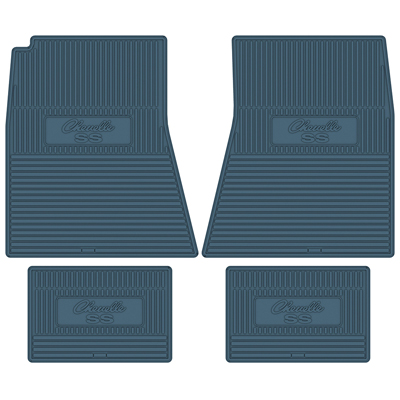 68-72 Chevelle SS Custom Rubber Floor Mats